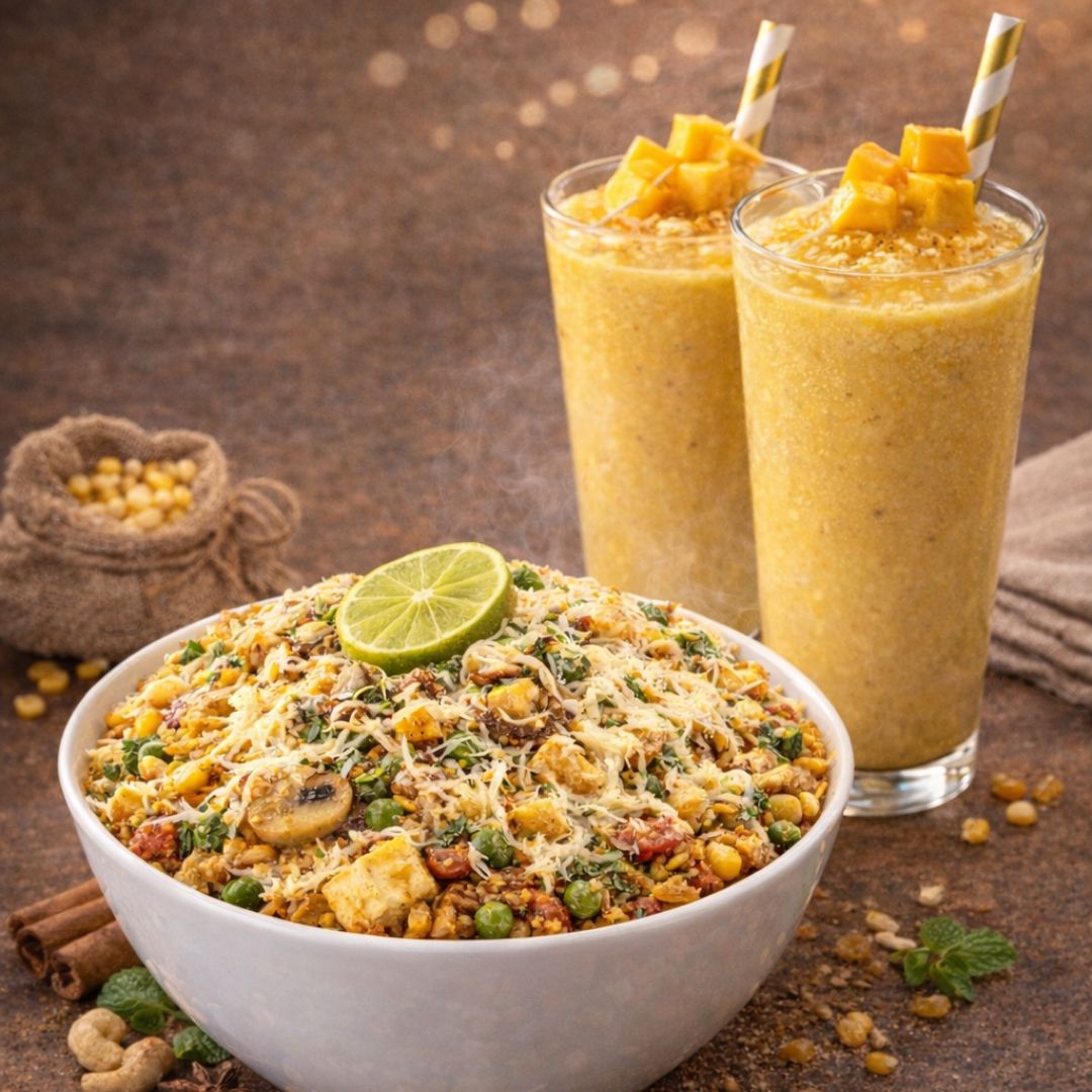 Richie Rich Special Tawa Pulao with Mango Thickshake Combo