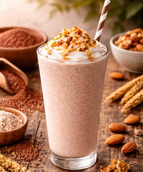 Ragi Milkshake (health drink) Ragi Milkshake (health drink)